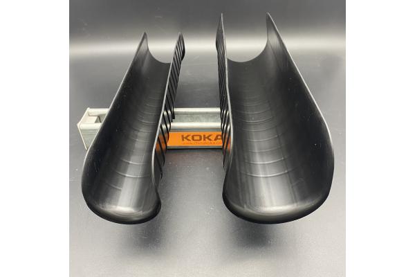 Plastic Black Bronco Insulation Tube Pipe Saddle