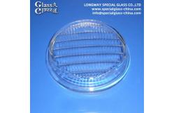 China Durable Molded Borosilicate Light Cover For Underwater Lamp supplier