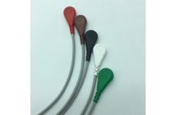 China GE Marqutte ECG Cables And Leadwires / Clip High Performance TPU Material supplier