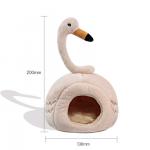 Cute Hamster Cotton Nest Thickened Plush Fabric Magic Bird Pet House Winter Warm Flamingo Dog Bed for sale