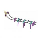 Vertebar Rods System Posterior Cervical Screws Insert Spine Fixation Device for sale
