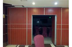 China Customized Aluminum Frame 65mm Hotel Movable Operable Partition Wall For Hotel Hall supplier