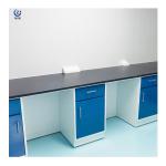 Space Saving Lab Wall Bench Stainless Steel Island Work Station Customized for sale