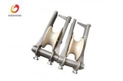 China Alternative Conductor Stringing Blocks Aluminum Nylon Crossarm Mounted 1.6kg - 3.2kg supplier