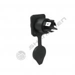 Male Chassis Waterproof Power Connector 250V 20A 3 Conductor