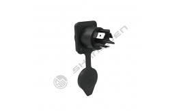 China Male Chassis Waterproof Power Connector 250V 20A 3 Conductor supplier