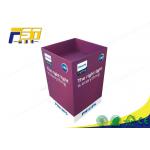 Eco - Friendly Paper Cardboard Recycling Bins Snacks Retail Point Of Purchase Displays for sale