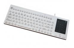 China IP68 Washable Medical Hospital Keyboard With 2-In-1 Touchpad And Number Pad supplier