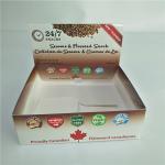 Kraft Paper Box Packaging Corrugated Retail Counter Lip Balm Whey Protein Bar Type for sale