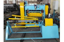 China Piercing Punching Fence Wire Mesh Welding Machine Pre Cutted Wire Feeding supplier