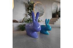 China Large Lightweight Fiberglass Furniture With Personalized Logos Resin Table Sets supplier