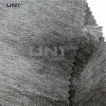 Black Non Woven Interlining Lining With Double Dot Coating N1208F for sale