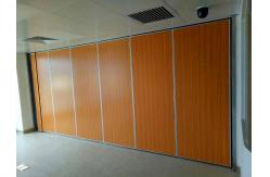 China Melamine Surface Operable Sliding Partition Walls For Gym OEM Service supplier