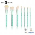Special Plastic Handle Cosmetics Brush Set 7PCS Makeup Foundation Brush Set With Synthetic Hair for sale