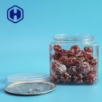 610ml Square Dry Fruits Grain PET Can With Aluminum Lid for sale