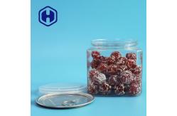 China 610ml Square Dry Fruits Grain PET Can With Aluminum Lid supplier