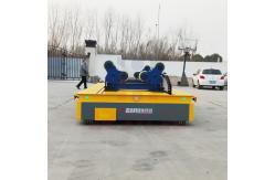 China Hand Operated Material Handling Trolley , 12T Automatic Transfer Cart supplier
