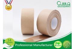 China Custom Waterproof Fiber Reinforced Kraft Paper Tape For Box Making supplier