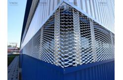 China PVDF Exterior Wall Decorative Aluminum Expanded Metal Customized supplier