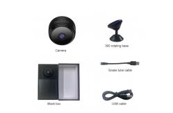 China ABS Infrared Small Wireless Security Cameras , CCTV P2P Tiny Spy Camera Wireless supplier