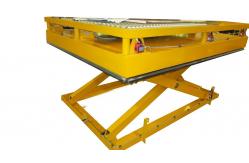 China Stationary Moves Universal Ball Single Scissor Lift Table with Customization Options supplier