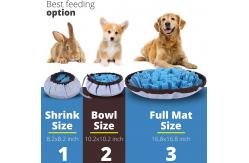 China Dog Food Puzzle Feeder Enrichment Pet Foraging Mat For Smell Training supplier