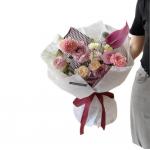 OPP Bouquet Wrapping Paper Matte / Nosa Transparent Flower Packaging Material for sale