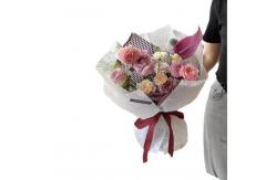 China OPP Bouquet Wrapping Paper Matte / Nosa Transparent Flower Packaging Material supplier