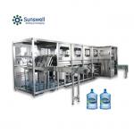 High Accuracy 5 Gallon Pure Water Production Line Pure Water 20L Washing Filliing Capping 3 In 1 Monoblock for sale