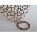 SS316L 10mm Ring Cast Iron Pan Chainmail 8 X 6 High Grade Stainless Steel for sale