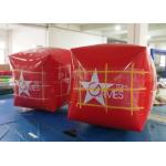 Square Inflatable Marker Buoy , Floating Marker Buoys Apply To Ocean for sale