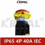 230-440V 63A 3 Pole Isolator Switch IP65 IEC Standard Waterproof for sale