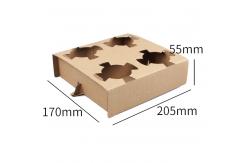 China Biodegradable 2 Pack 4 Pack Cardboard Drink Holder With Custom Logo supplier
