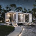 Luxurious Design Apple Cabin House for Moveable Vacation Cottage for sale