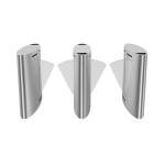 Quick Pass Hands Free Flap Barrier Slim Speed Gate Turnstile With Face Recognition for sale