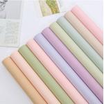 Korean-style solid-color flower wrapping paper, waterproof first love bouquet, single-color thickened Ouya paper flower art wrapping paper material for sale