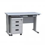 MDF Desktop Metal Office Table Desk Office Furniture for sale