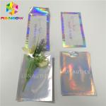 Self Adhesive Hologram Envelop Bags 8x12 Inch For Phone Case / Clothes Packing