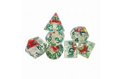 China Poisonous mushroom resin board game dice set dnd dice supplier