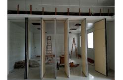 China Customized Acoustic Operable Folding Sliding Partition Walls / Doors Melamine Finish supplier