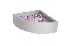 China Thickness 5cm Fan Shape Foam Play Ball Pit For Toddlers Kids supplier