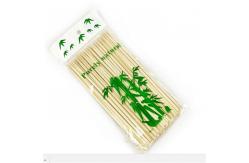 China Customized 40cm Barbecue Wooden Sticks , Marshmallow Roasting Bamboo Skewers On Grill supplier