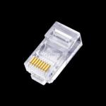Unshielded Cat5E Modular Plug UTP 8P8C PT RJ45 Connector for sale