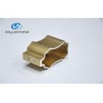Hanger Decoration Extruded Aluminum Framing Polishing Gold Anodized for sale