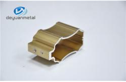 China Hanger Decoration Extruded Aluminum Framing Polishing Gold Anodized supplier