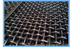 China 45# Steel Woven Mining Screen Mesh Galvanized / Painted Surface Treatment supplier