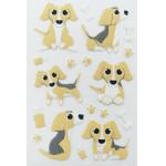 Puppy Dog Puffy Animal Stickers For Home Wall Decor Custom Printed Removable for sale