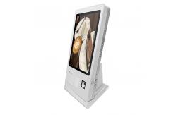 China Menu Digital Self Service Kiosk Floor Standing Interactive Kiosk supplier