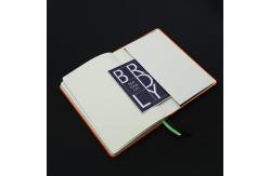 China A5 Pu Leather Hardcover College Ruled Notebook With Convenience Back Pocket supplier