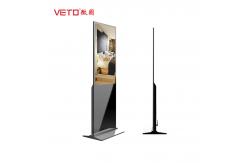 China 1080P Media Floor Standing Touch Screen Kiosk , Standing Digital Display Easy Operation supplier